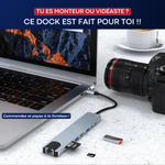 Charger l'image dans la galerie, DOCK Adaptateur 8-en-1 – Un Seul Port pour 8 Connexions Essentielles
