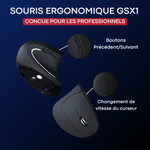 Charger l'image dans la galerie, GSX1- Souris ergonomique sans fil
